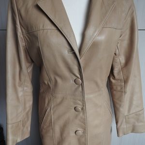 Manteau cuir 3/4 leather coat Coronet Leather